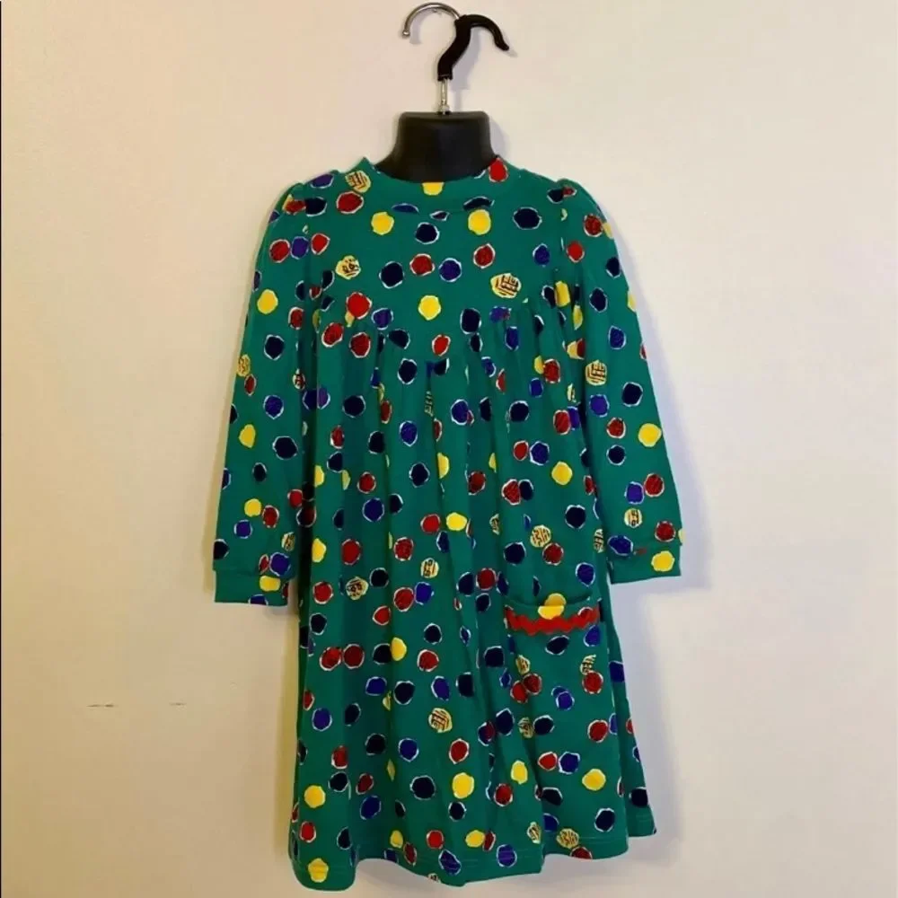 Vintage 1990s Canoli Polka‎ Dot Pocket Dress
